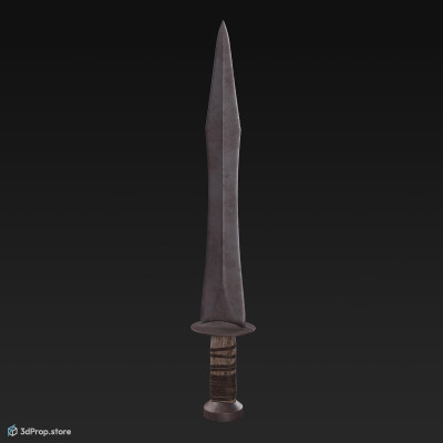 3D scan of a gladius - a gladiator's sword from the Roman Empire.