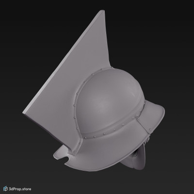 3D scan of a murmillo gladiator's helmet from the Roman Empire.