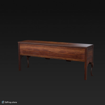 3d model of an oak dresser from the 1800s.