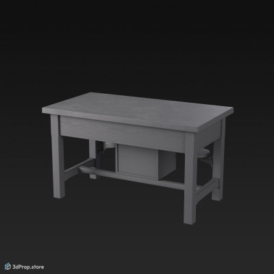 3d model of a laboratory workbench.